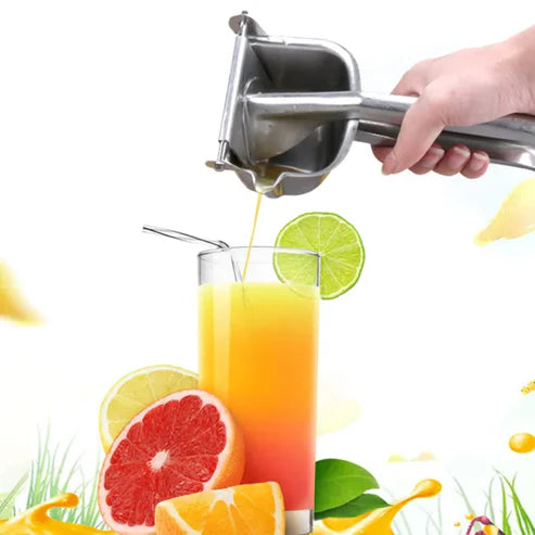 🥇🍋 Exprimidor Metálico de Jugo de Fruta Saludable 🍊💪