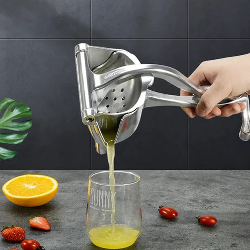 🥇🍋 Exprimidor Metálico de Jugo de Fruta Saludable 🍊💪