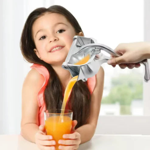 🥇🍋 Exprimidor Metálico de Jugo de Fruta Saludable 🍊💪