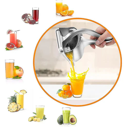 🥇🍋 Exprimidor Metálico de Jugo de Fruta Saludable 🍊💪