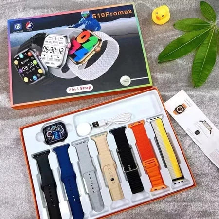 🔥 COMBO SMARTWATCH S10 ⌚ + AUDÍFONO M10 🎧 + BOLSO ANTIRROBO 🔒 + 7 MANILLAS 🎁